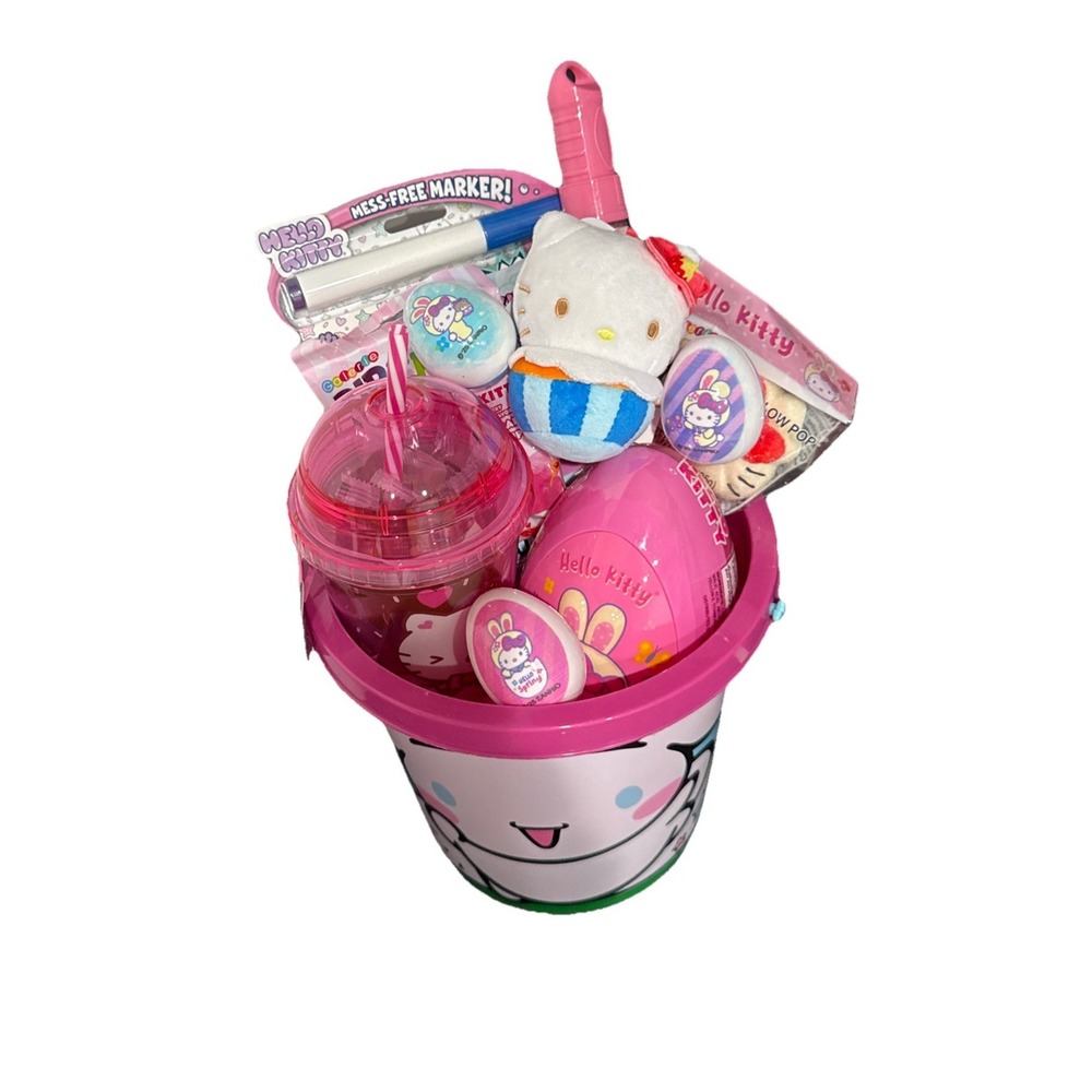 Hello Kitty Girls Birthday Basket Premium Girls Character Presents Sanrio Kuromi